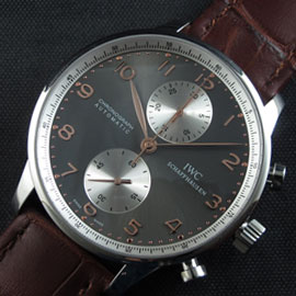IWC ポルトギーゼ クロノグラフ 自動巻き ブラック