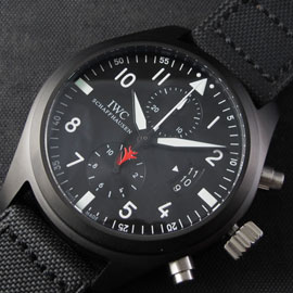 IWC パイロット クロノ トップガン Asian 7750 28800振動 IWC パイロット クロノ トップガン Asian 7750 28800振動