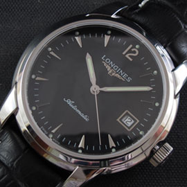 LONGINES ロンジン サンティミエ コレクション ブラックダイヤル デイト表示 短納期