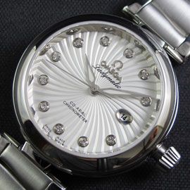 OMEGA デビル レディマティック バケットダイヤ レディース ポイント獲得