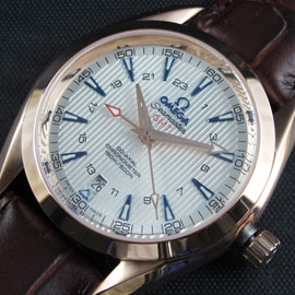 OMEGA シーマスター アクアテラ GMT ブルーバー 14Kゴールド 日本掲載