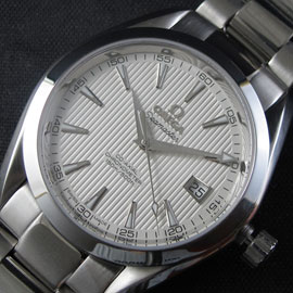 OMEGA シーマスター アクアテラ Asian 2824-2搭載 シルバー 国内即発