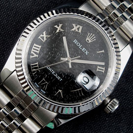 ROLEX デイトジャスト ブラック5連ジュビリー 完成度完璧