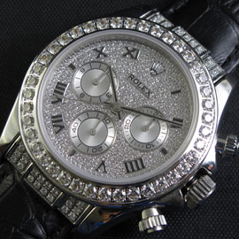 ROLEX デイトナ ブラック革ベルト ご信頼時計屋