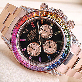 ROLEX デイトナ 116595RBOW noob V10 Cal.4130 ブラック