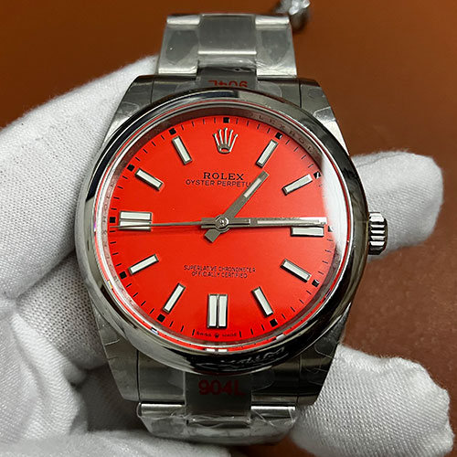 ROLEX 124300 41mm コーラルレッド 2024最高級通販 ROLEX 124300 41mm コーラルレッド 2024最高級通販