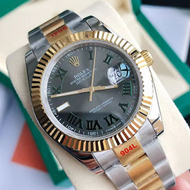 ROLEX 126333 デイトジャスト 41mm グレーグリーンローマ ROLEX 126333 デイトジャスト 41mm グレーグリーンローマ