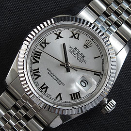 ROLEX デイトジャスト ローマ数字 シルバー文字盤 お得 ROLEX デイトジャスト ローマ数字 シルバー文字盤 お得