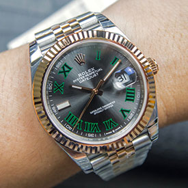 ROLEX M126331 Noob 41mm グレー/グリーンローマ 3235搭載