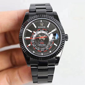 ROLEX スカイドゥエラー ブラック 自動機械 高級改装