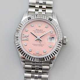 ROLEX 279174G デイトジャスト 28mm ピンク IXダイヤ スターダイヤル