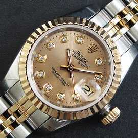 ROLEX デイトジャスト ステンレス/ゴールド レディース ポイント