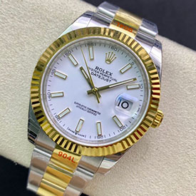 ROLEX M126333 デイトジャスト 41mm ホワイト文字盤 3235搭載