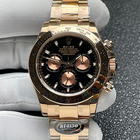 ROLEX M116505 Better製 ブラック/ピンク 4130搭載