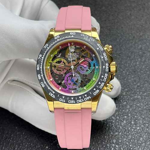 ROLEX デイトナ BLAKEN改装 40mm スケルトン ピンク