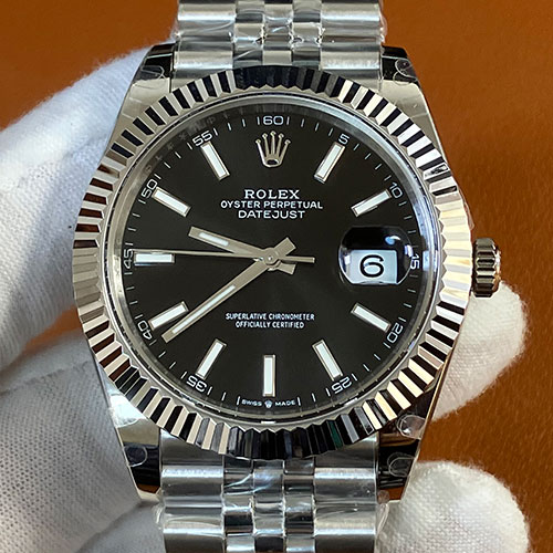 ROLEX m126334 デイトジャスト 41mm ブラック Cal.3235 高品質 ROLEX m126334 デイトジャスト 41mm ブラック Cal.3235 高品質
