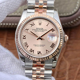 ROLEX 116231 デイトジャスト 36mm ピンクローマ ジュビリー ROLEX 116231 デイトジャスト 36mm ピンクローマ ジュビリー