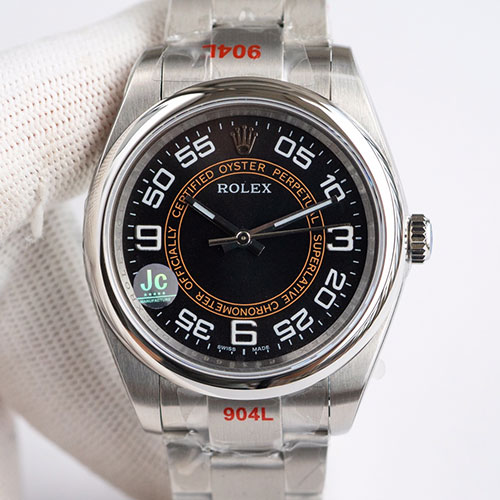 ROLEX 116034 オイスターパーペチュアル コンセントリック ルーレット 優良配送