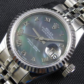 ROLEX デイトジャスト ライトグリーン レディース 彼女に