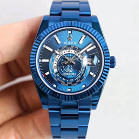 ROLEX スカイドゥエラー ブルー 自動機械 高級改装 ROLEX スカイドゥエラー ブルー 自動機械 高級改装