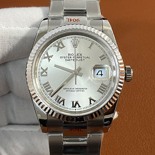ROLEX M126234 デイトジャスト 36mm シルバーホワイトローマ 高品質 レビュー歓迎 ROLEX M126234 デイトジャスト 36mm シルバーホワイトローマ 高品質 レビュー歓迎